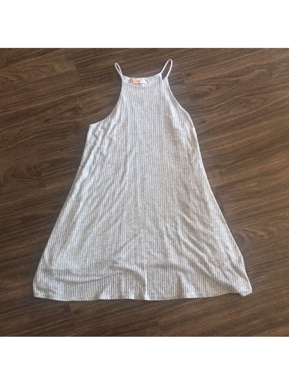Lazy Sundays Light Blue Halter Mini Dress